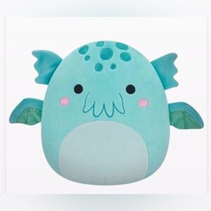 Squishmallows Theotto The Blue Cthulu Official Kellytoy Plush